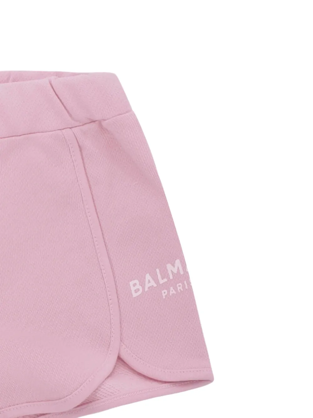  Balmain Kids Logo-print Shorts - Pink 