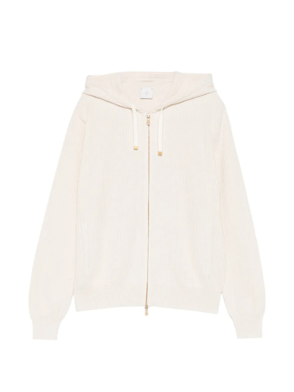 Eleventy Felpa con cappuccio e zip - Toni neutri