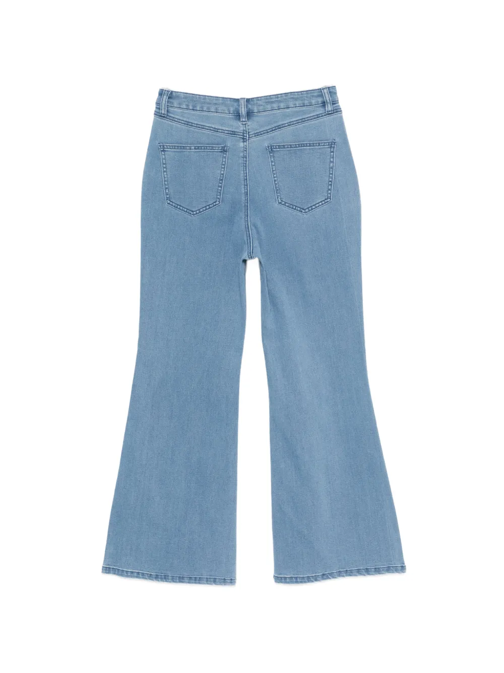 TWINSET Kids Jeans verfraaid met knopen Blauw