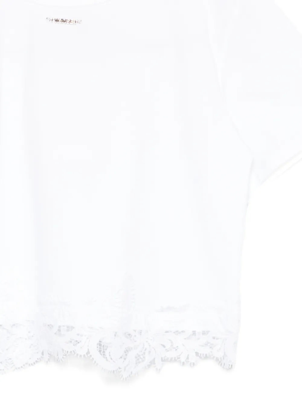 TWINSET Kids T-shirt met kant Wit