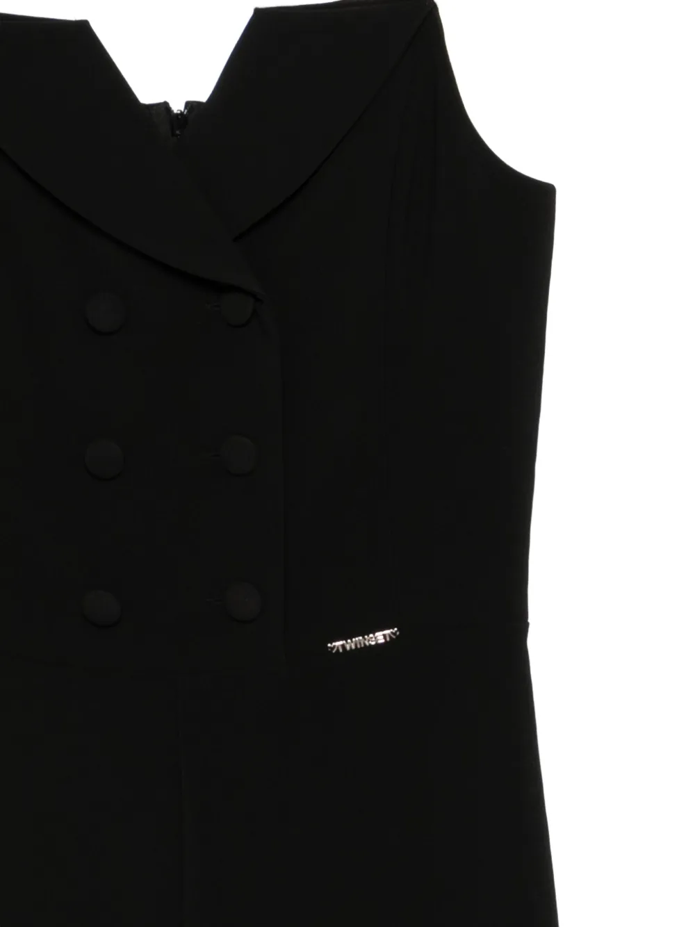  Twinset Kids Button Jumpsuit - Black 