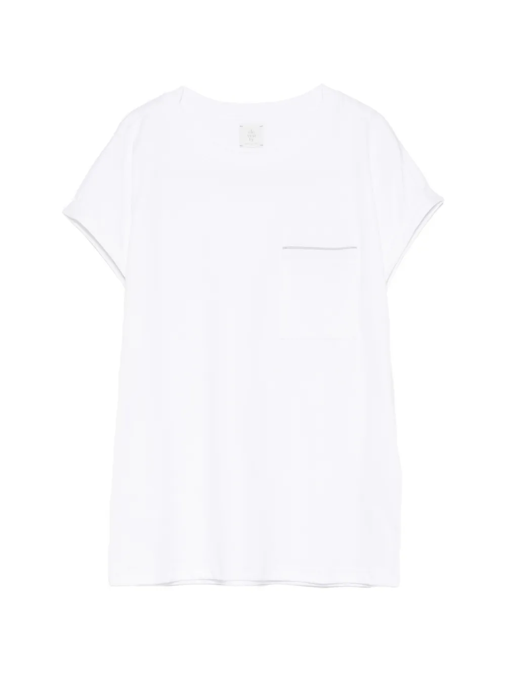 Eleventy T-shirt con taschino - Bianco