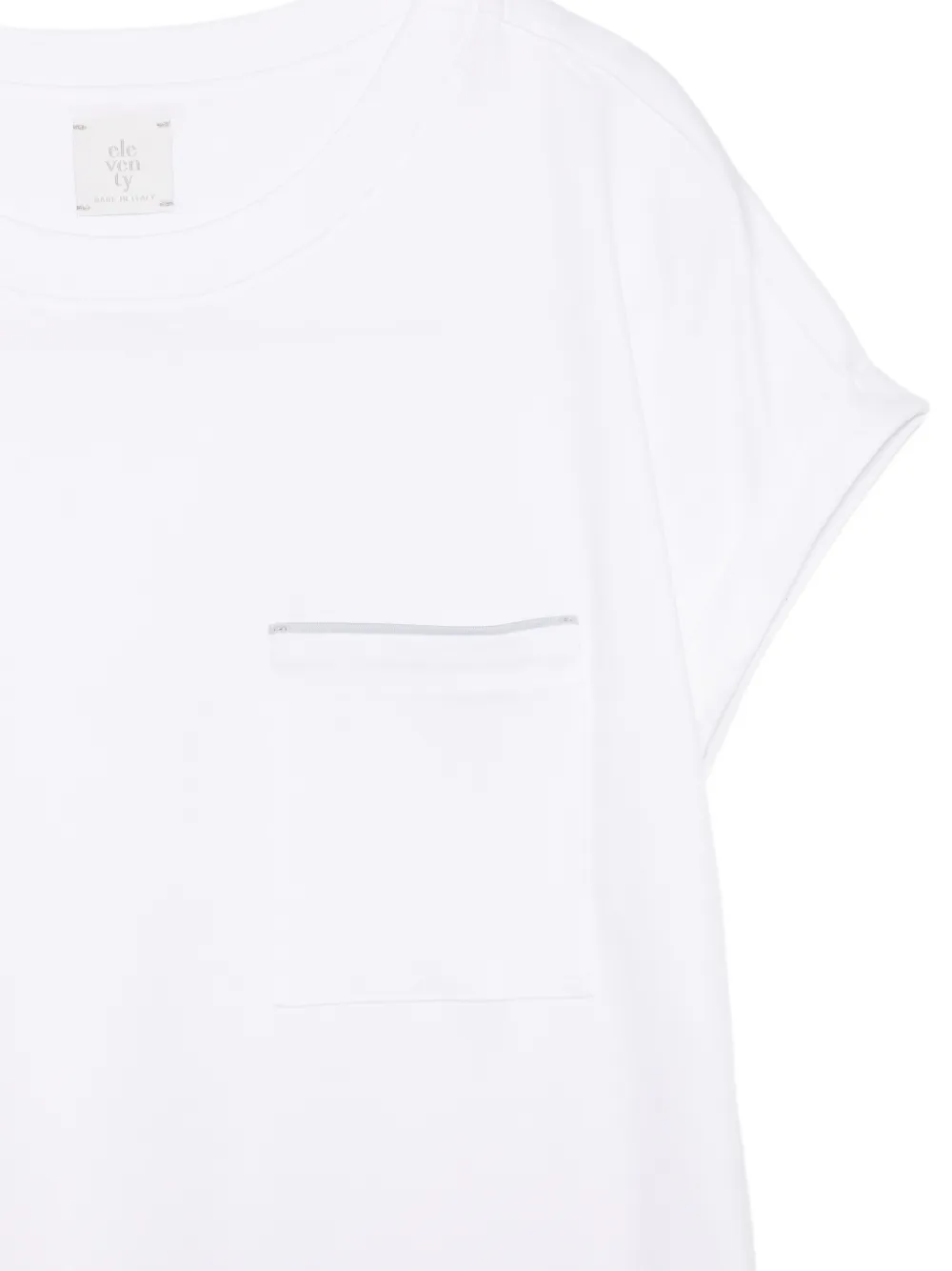  Eleventy Chest-pocket T-shirt - White 
