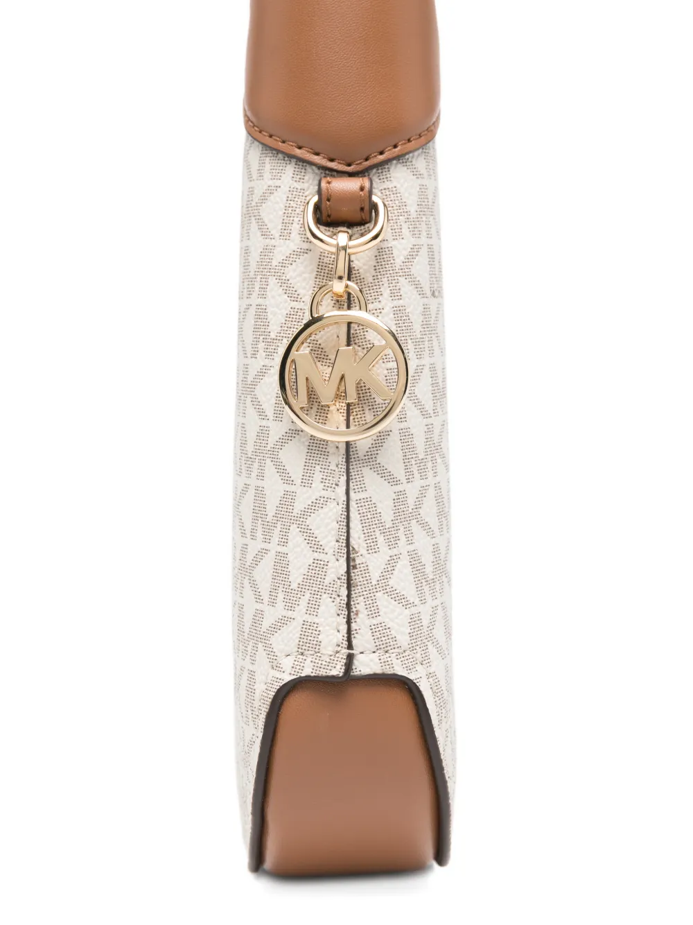 Michael Kors Alice schoudertas met logobedel Beige