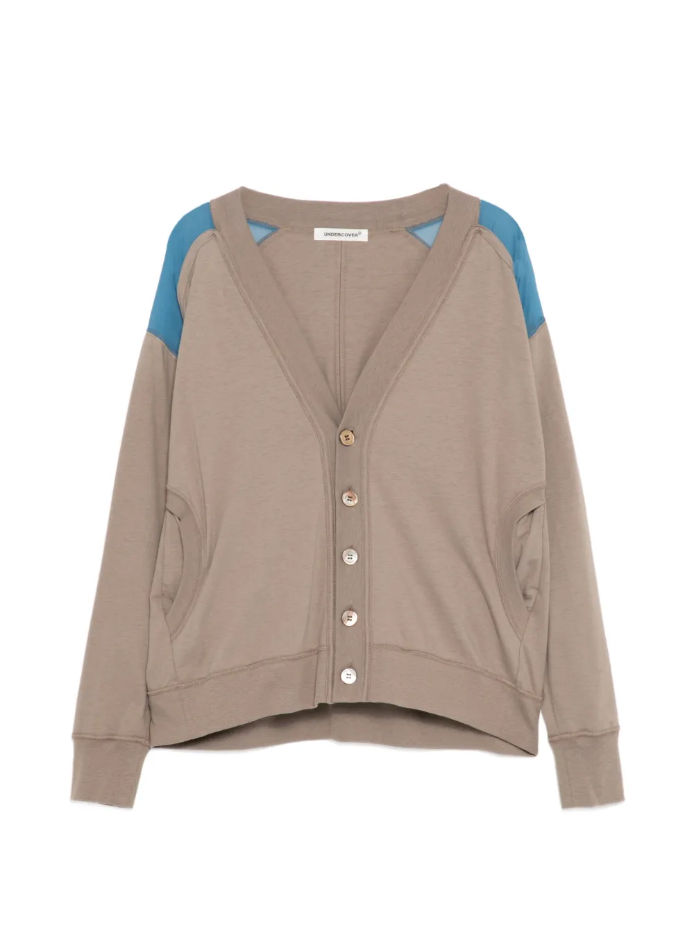 Undercover color-block cardigan - Toni neutri