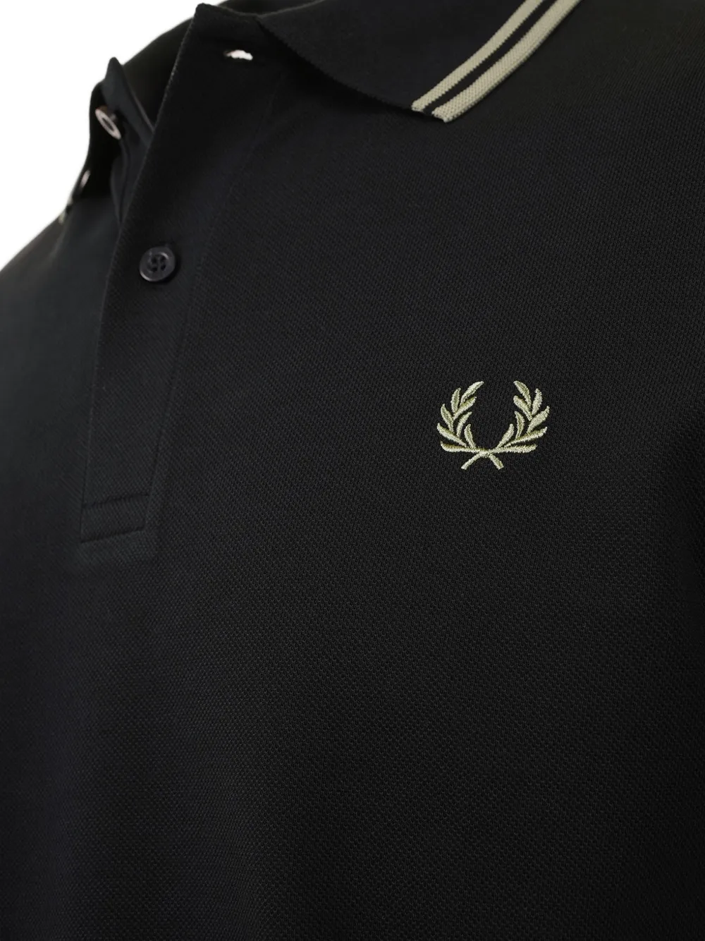 Fred Perry Poloshirt met geborduurd logo Blauw