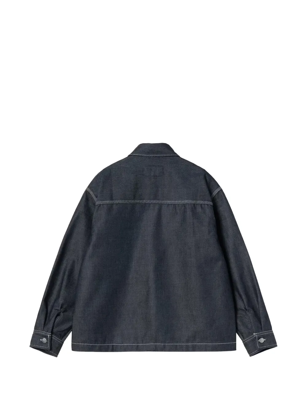  Carhartt Wip Contrast-stitch Denim Jacket - Blue 