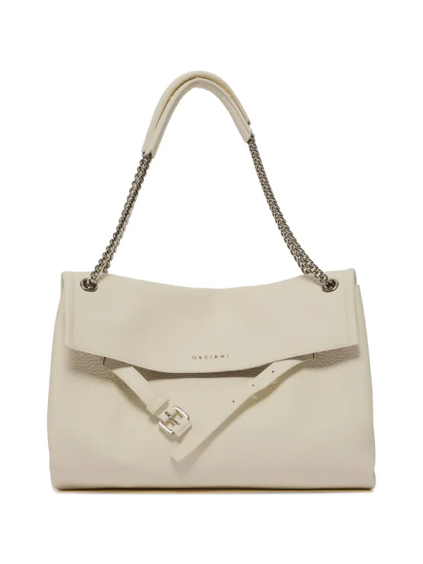 ORCIANI オルチアーニ バッグ レザー GRY グレー 中古 中古品の販売・通販なら