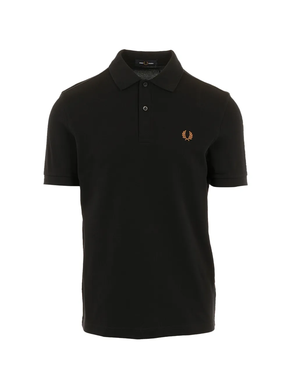 Fred Perry logo-embroidery polo shirt - Schwarz