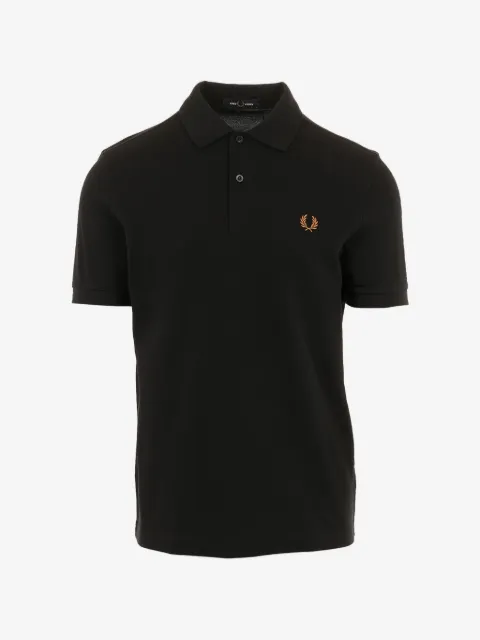 Fred Perry logo-embroidery polo shirt