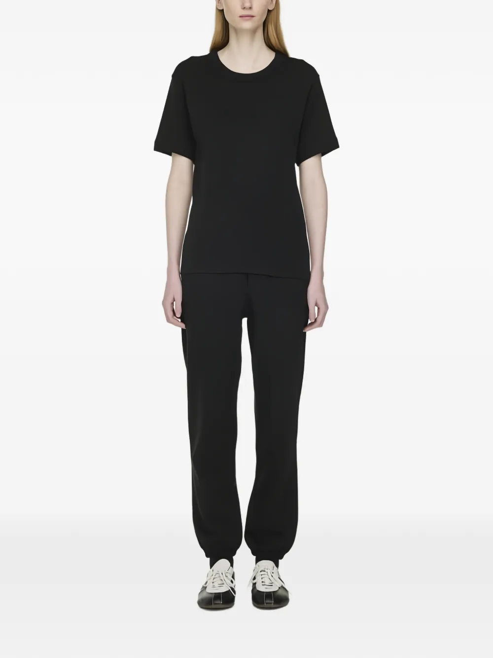 Y-3 T-shirt met ronde hals Zwart