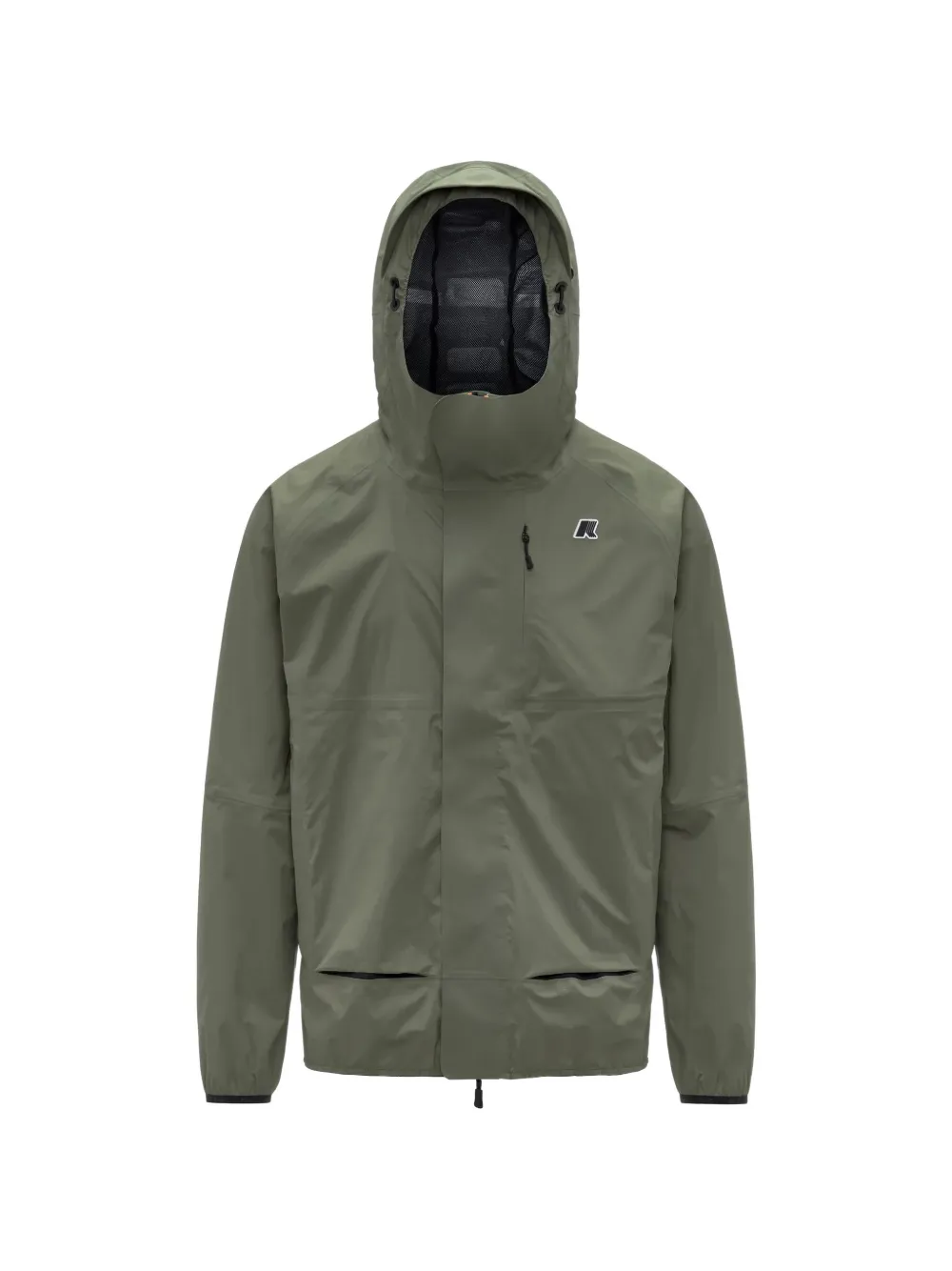 K-Way Rochie hooded coat - Verde