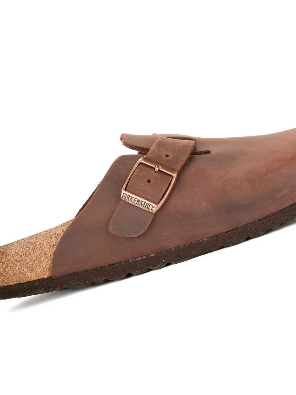 Birkenstock Muiltjes met gespbandje Bruin