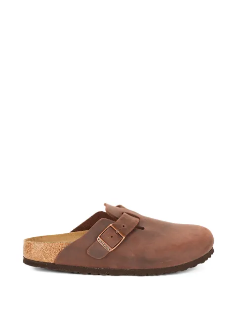 Birkenstock buckle-strap mules