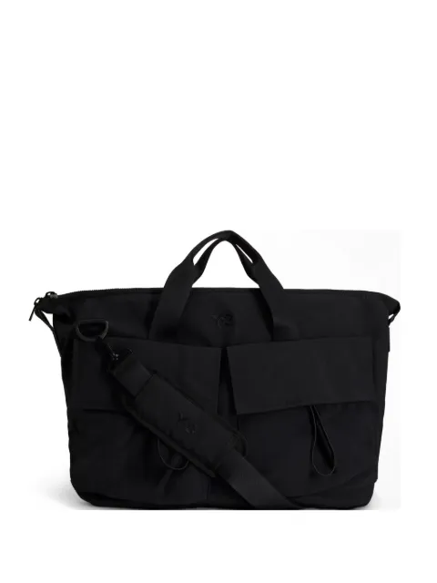 Y-3 logo patch tote bag