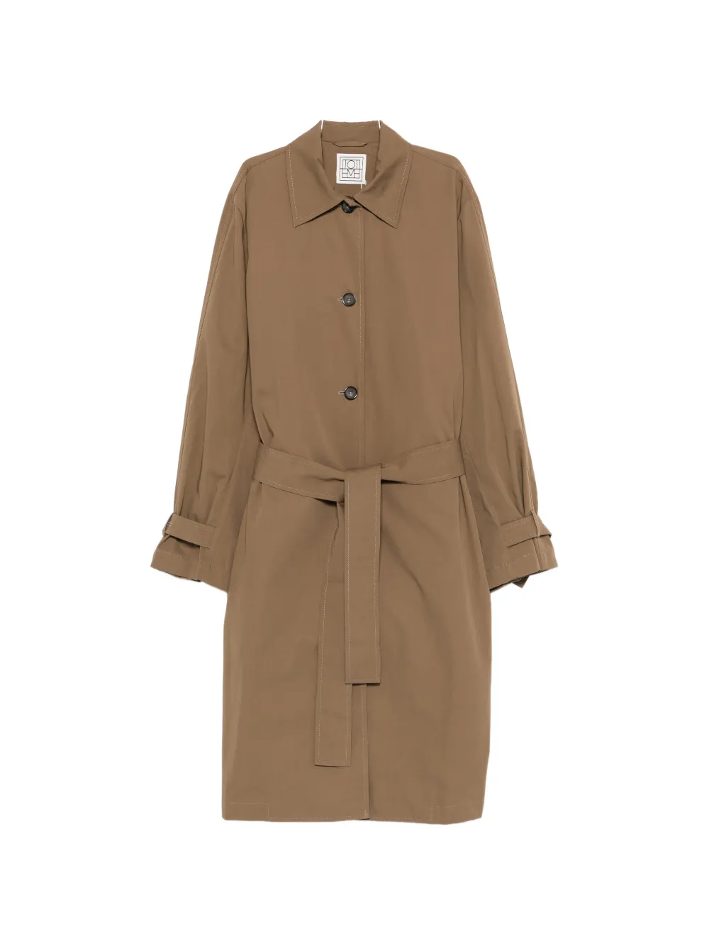 TOTEME belted button-fastening coat - Marrone