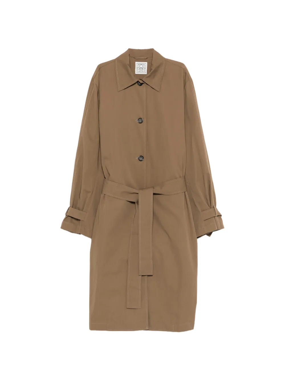 TOTEME belted button-fastening coat - Marrone