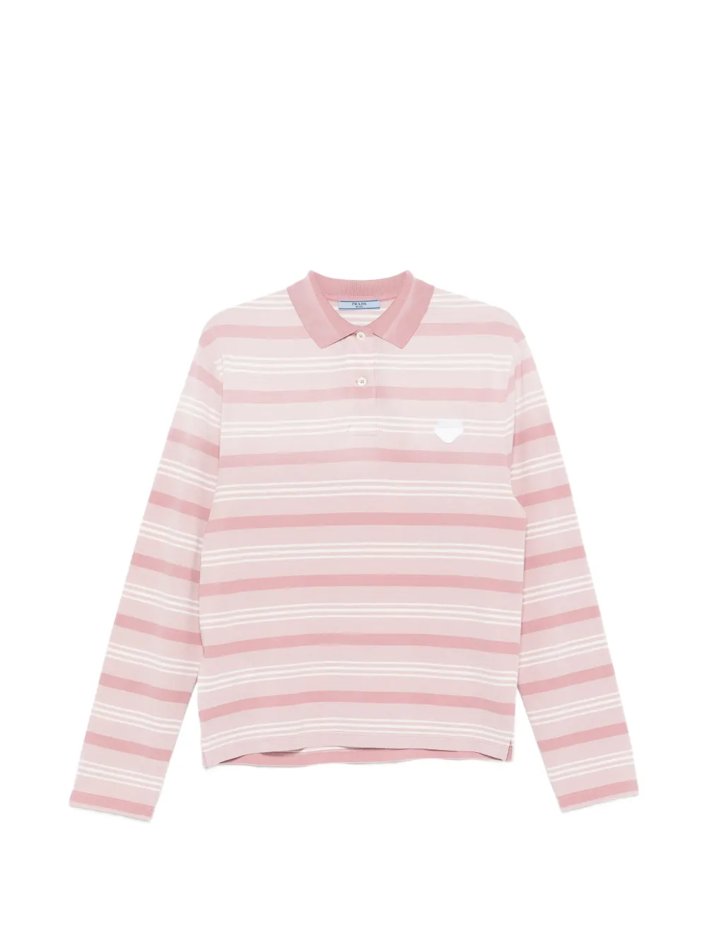 Prada striped long-sleeve top - Rosa