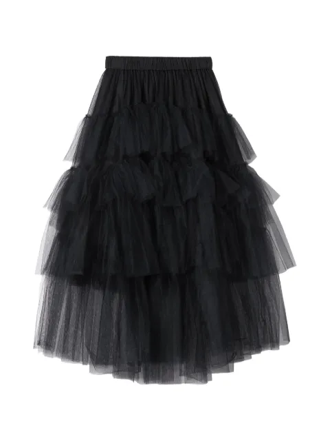 Simone Rocha tiered ribbon midi skirt