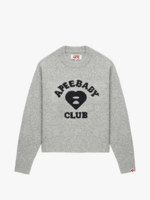 A BATHING APE® graphic crew-neck sweater