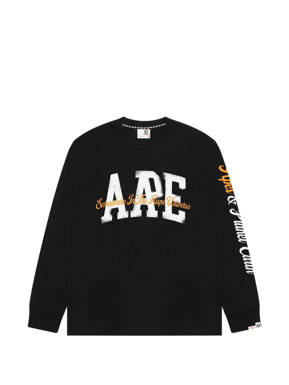 AAPE BY *A BATHING APE® long-sleeve graphic T-shirt - Nero