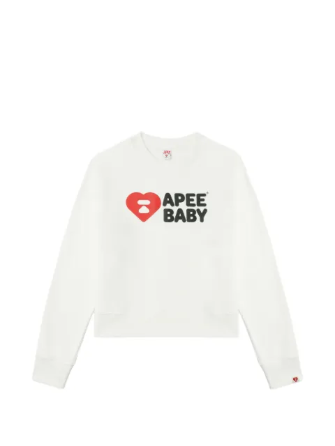 A BATHING APE® logo baby sweatshirt