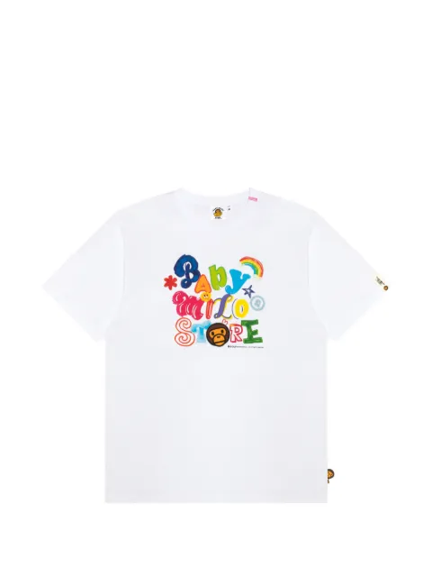 A BATHING APE® appliqué graphic T-shirt