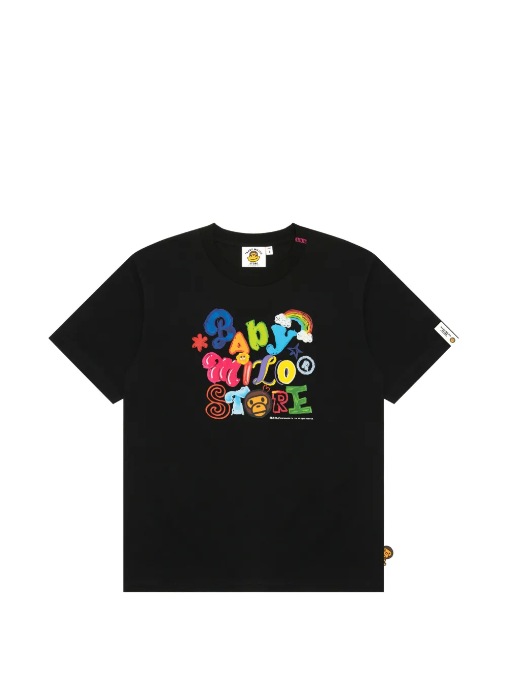 *BABY MILO® STORE BY *A BATHING APE® graphic crew-neck T-shirt