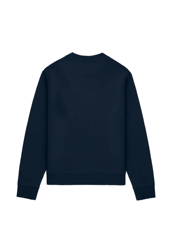 BAPE ロゴプリント ネイビー スウェット A BATHING APE® プリント スウェットシャツ | ブルー | FARFETCH JP