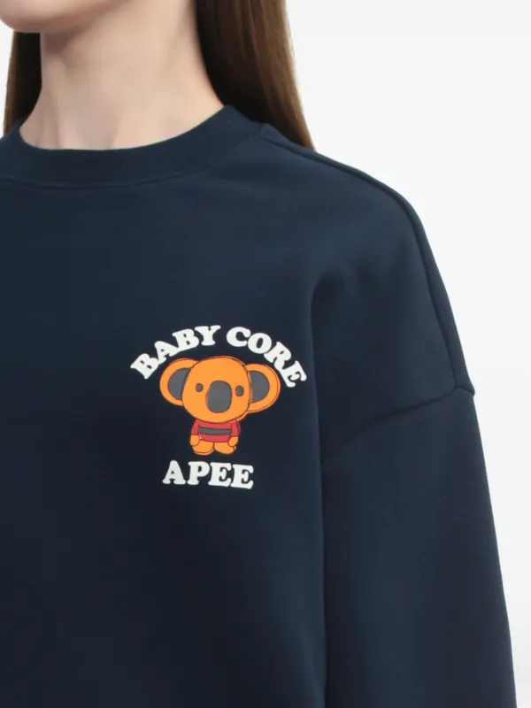A BATHING APE® プリント スウェットシャツ | ブルー | FARFETCH JP