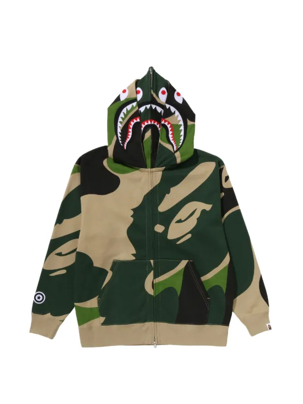A BATHING APE カモフラージュシャークパーカー 【公式通販】