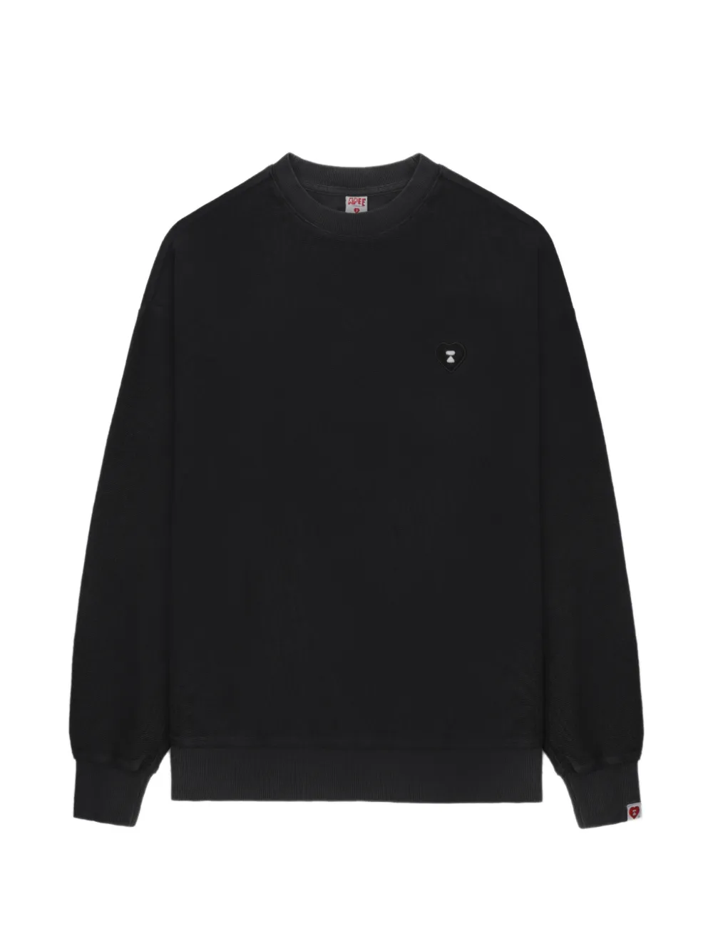 APEE™ by *A BATHING APE® crew-neck appliqué sweatshirt - Nero