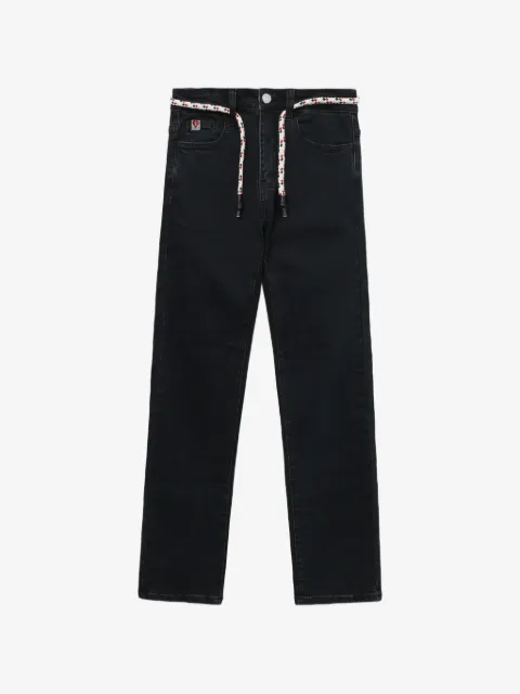 A BATHING APE® rope-belt straight-leg jeans