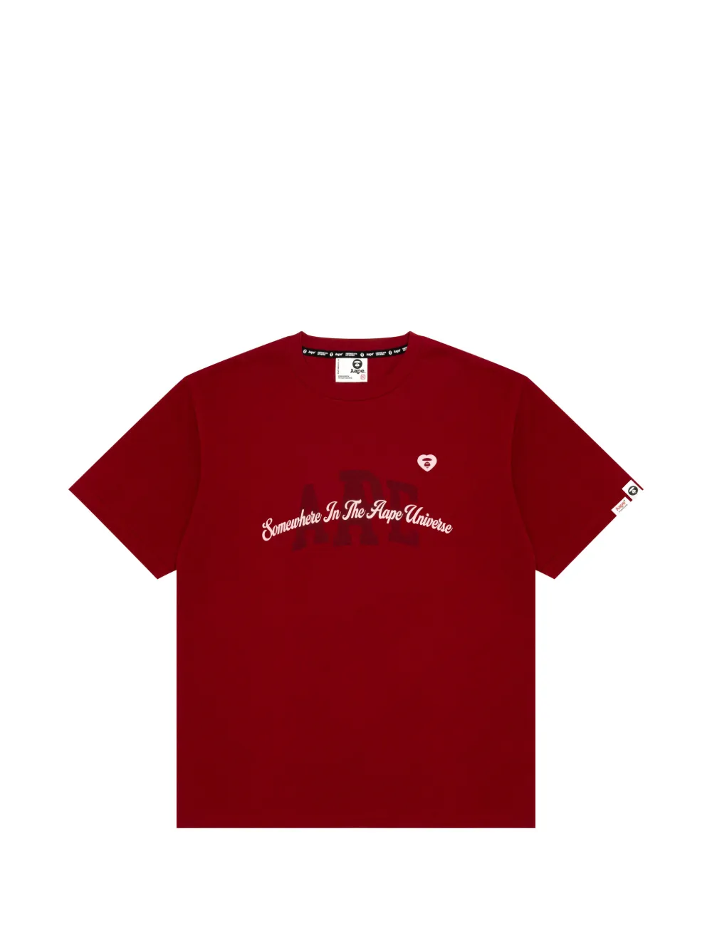 AAPE BY *A BATHING APE® graphic-print T-shirt - Rosso
