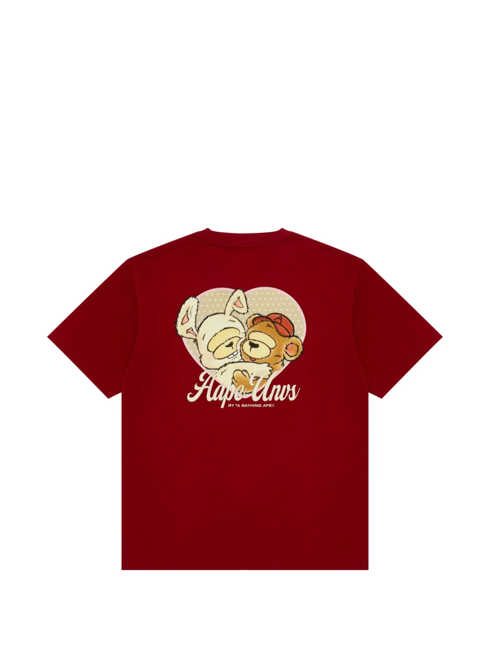 Aape By *a Bathing Ape® Graphic-print T-shirt - Red 