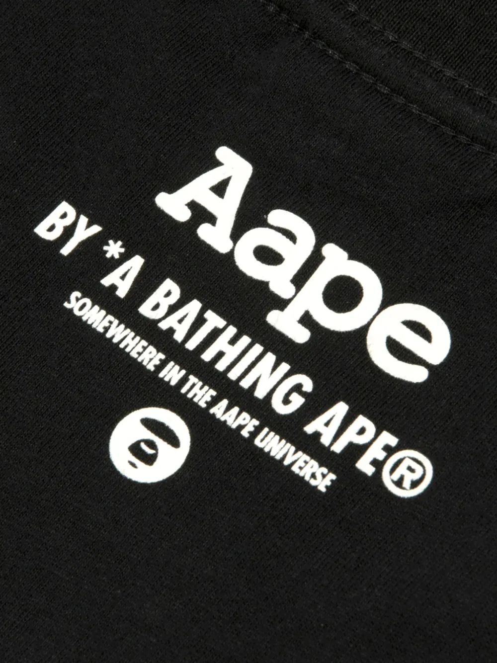  Aape By *a Bathing Ape® Heart-print T-shirt - Black 