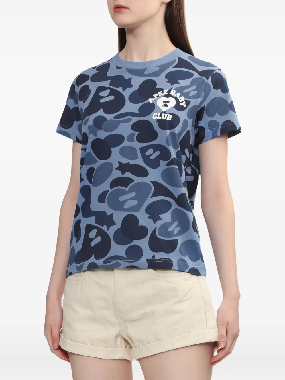  A Bathing Ape® Print T-shirt - Blue 
