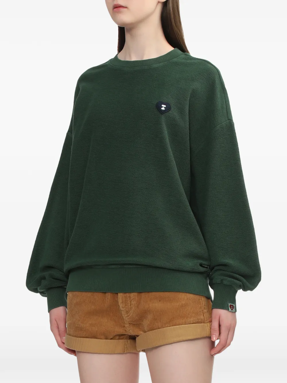  A Bathing Ape® Heart-patch Sweatshirt - Green 