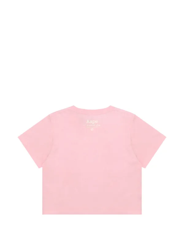AAPE BY *A BATHING APE® ハートモチーフ Tシャツ | ピンク | FARFETCH JP