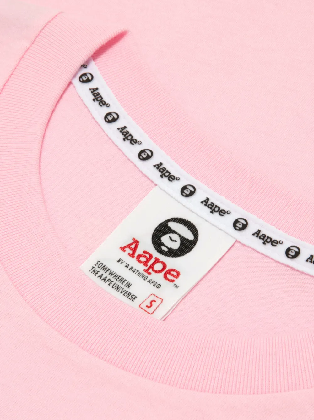 AAPE BY *A BATHING APE® ハートモチーフ Tシャツ | ピンク | FARFETCH JP
