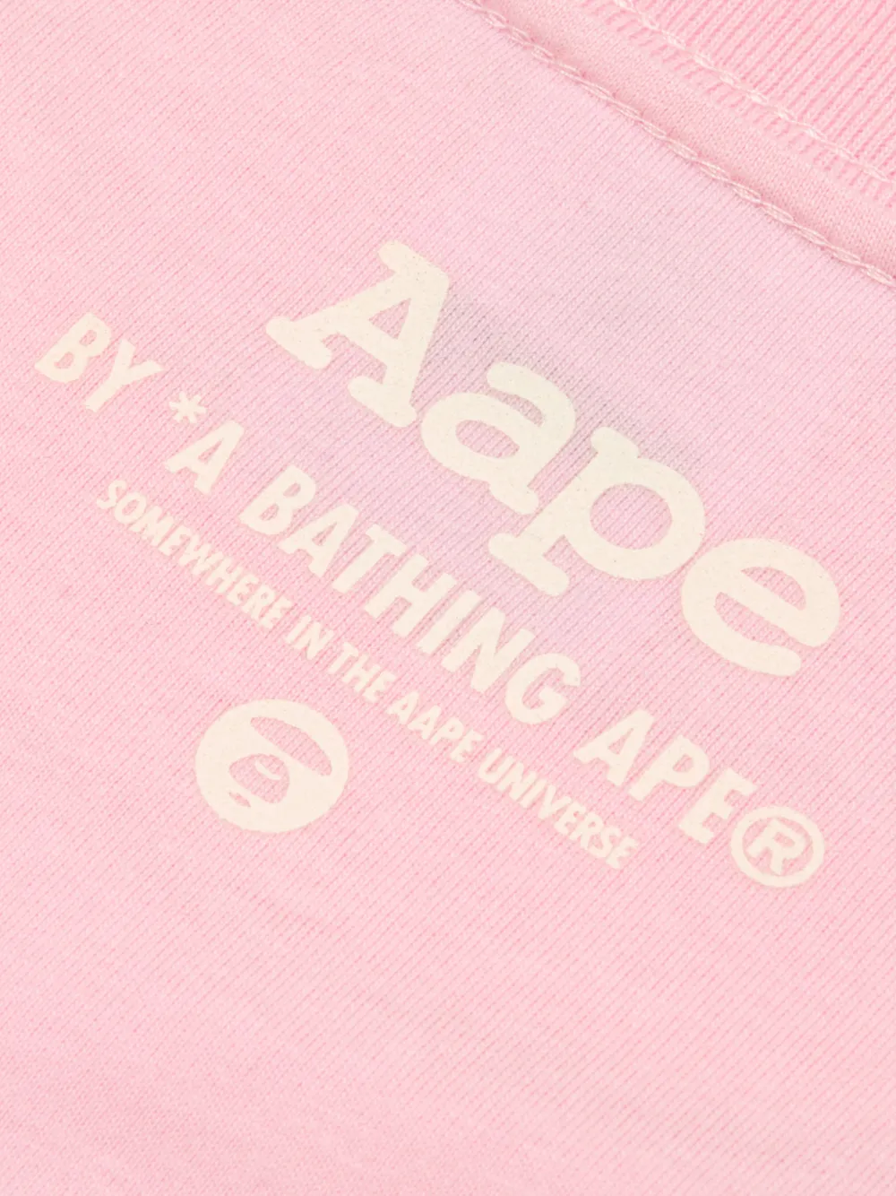 AAPE BY *A BATHING APE® ハートモチーフ Tシャツ | ピンク | FARFETCH JP