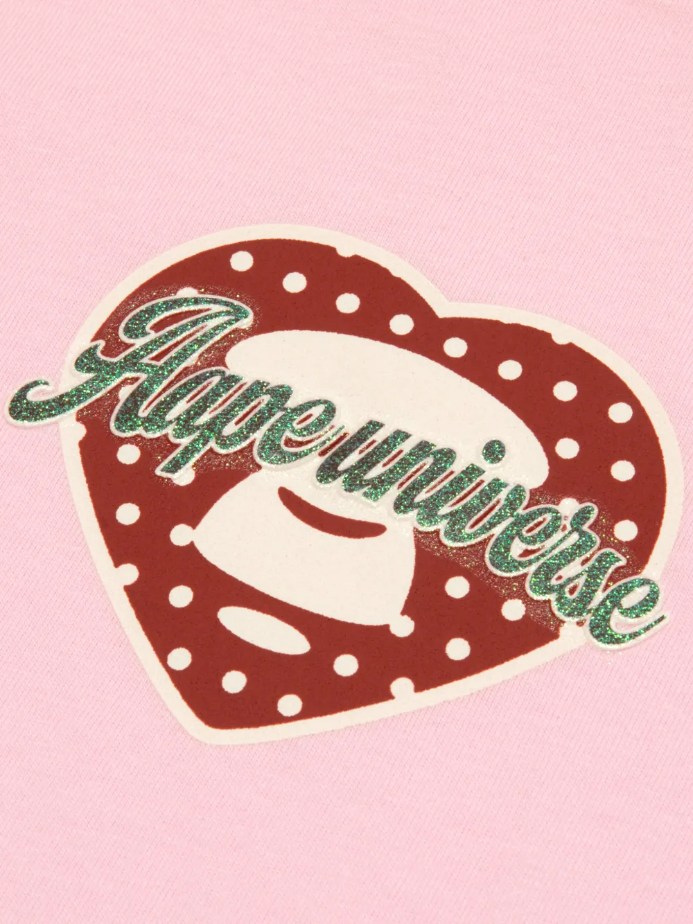  Aape By *a Bathing Ape® Heart-motif T-shirt - Pink 