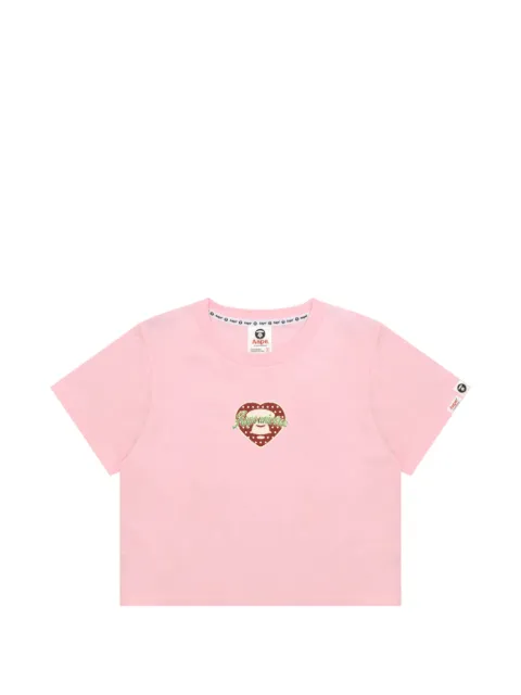 AAPE BY *A BATHING APE® heart-motif T-shirt