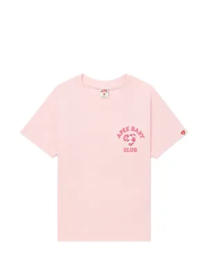 A BATHING APE® ハートエンブロイダリー Tシャツ | ピンク | FARFETCH JP