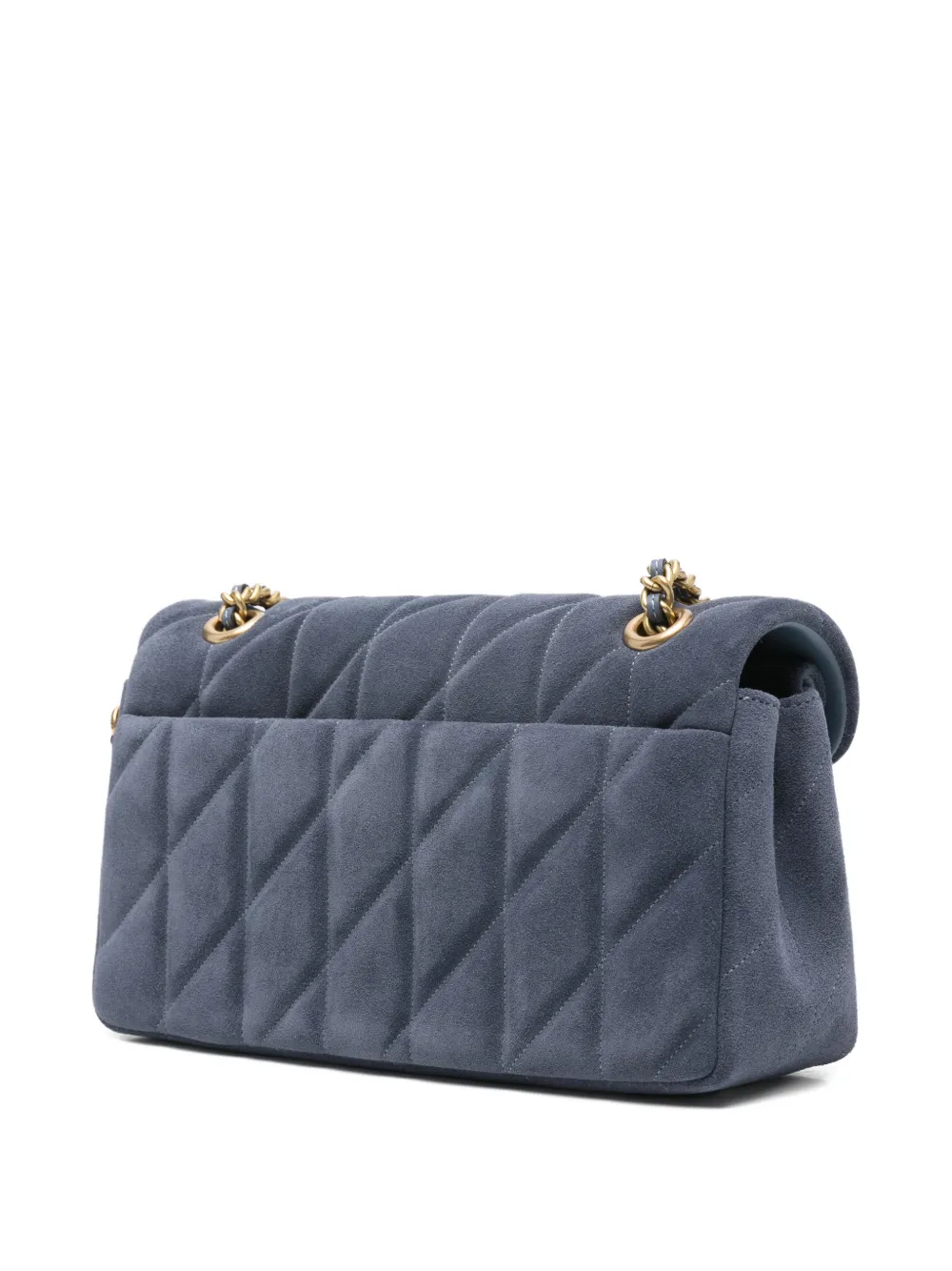 quilted c shoulder bag