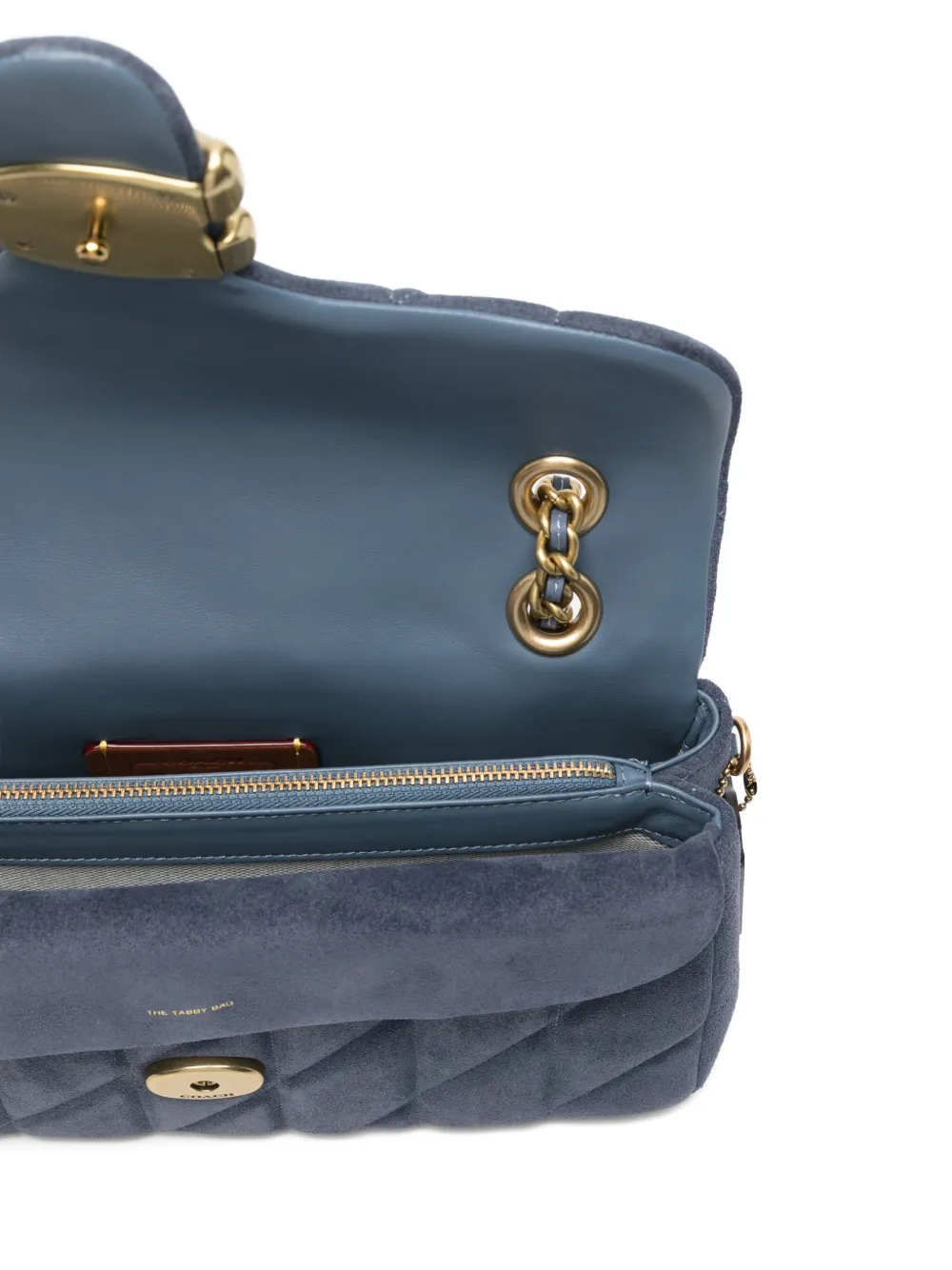 quilted c shoulder bag