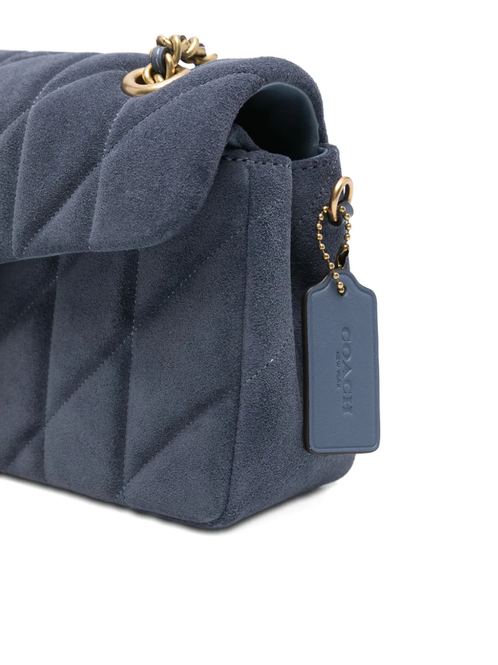 quilted c shoulder bag