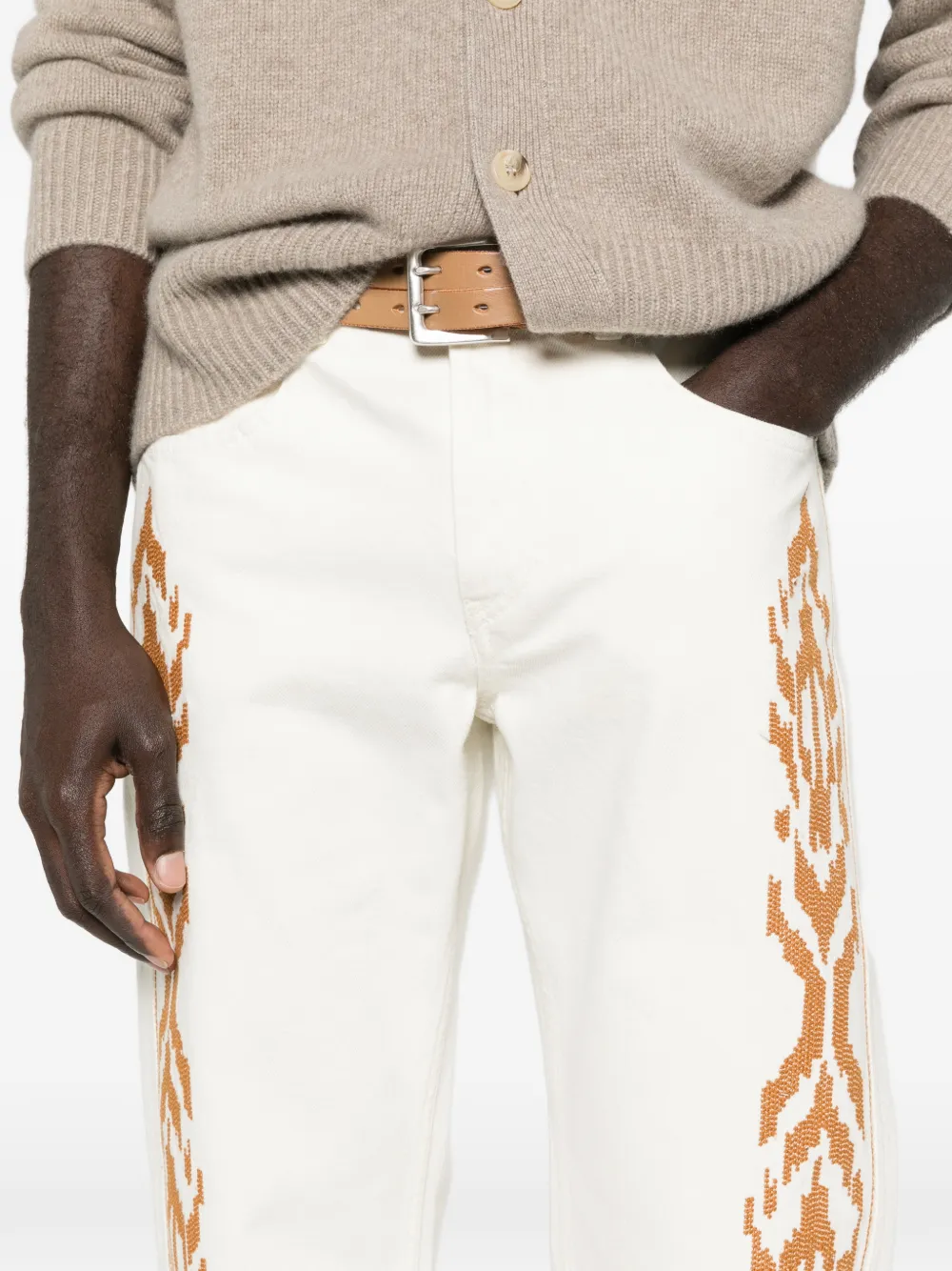 Lewys Embroidered Jeans