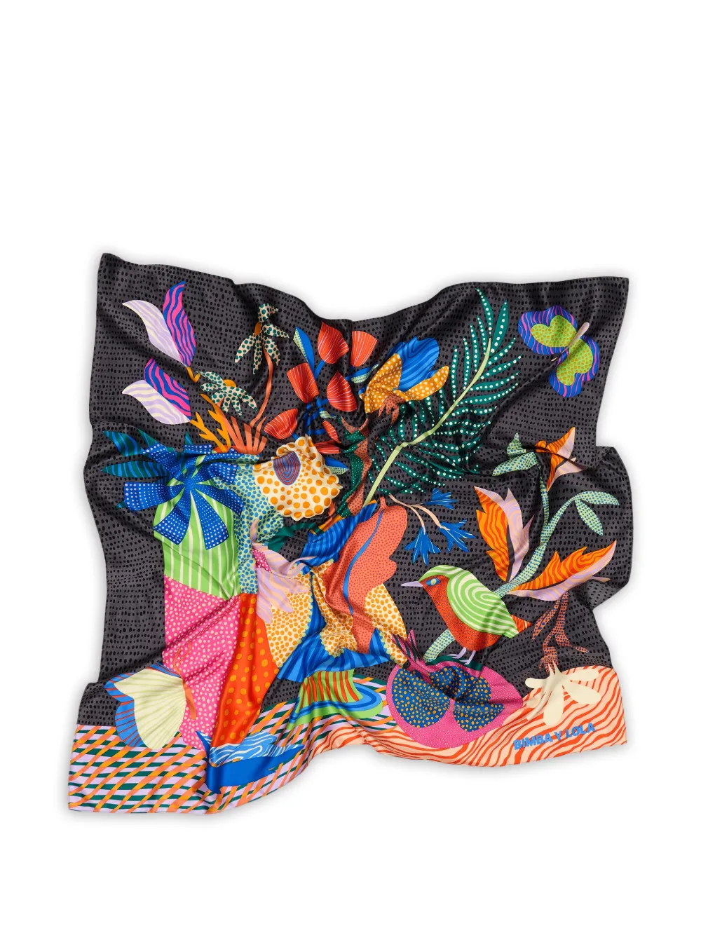 BIMBA Y LOLA Sjaal met print Grijs