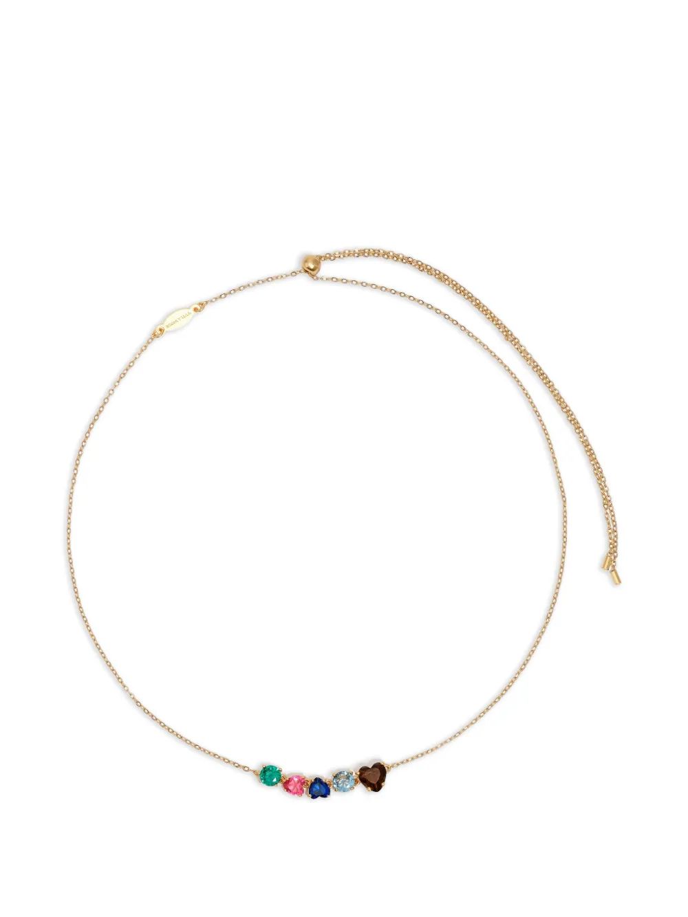 BIMBA Y LOLA Halskette mit Kristallen - Gold